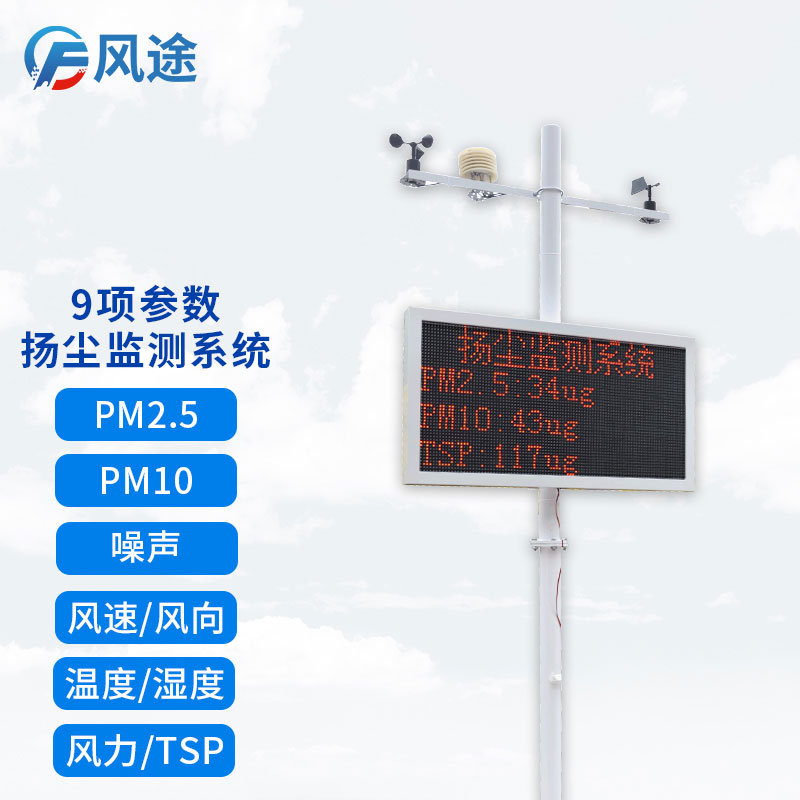康康風途的揚塵在線監測設備！